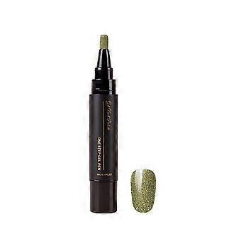 2pcs One-step Nail Gel Pen, Pearlescent Green, Bright Color, Long-lasting, Easy to Use, Portable for Daily Home Nail Art