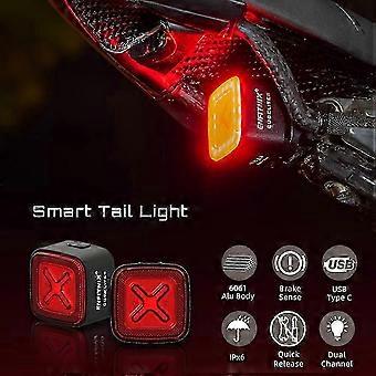 CubeliteIII Fahrradlicht Smart Rücklicht Automatische Bremse Rücklicht Leichtes ultrahelles LED-Licht