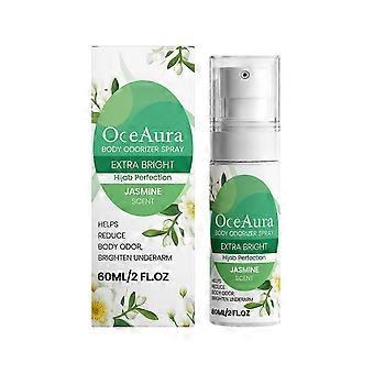 2pcsJasmine Scented Spray, 60ml/Box, 94.9g, with Jasminum Sambac Extract, Shelf Life Years, Store in Cool Shade retro