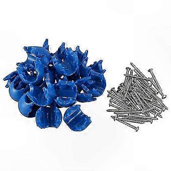 20Pcs 16mm Plastic Net Connectors, Outdoor Swing Climbing Accessories