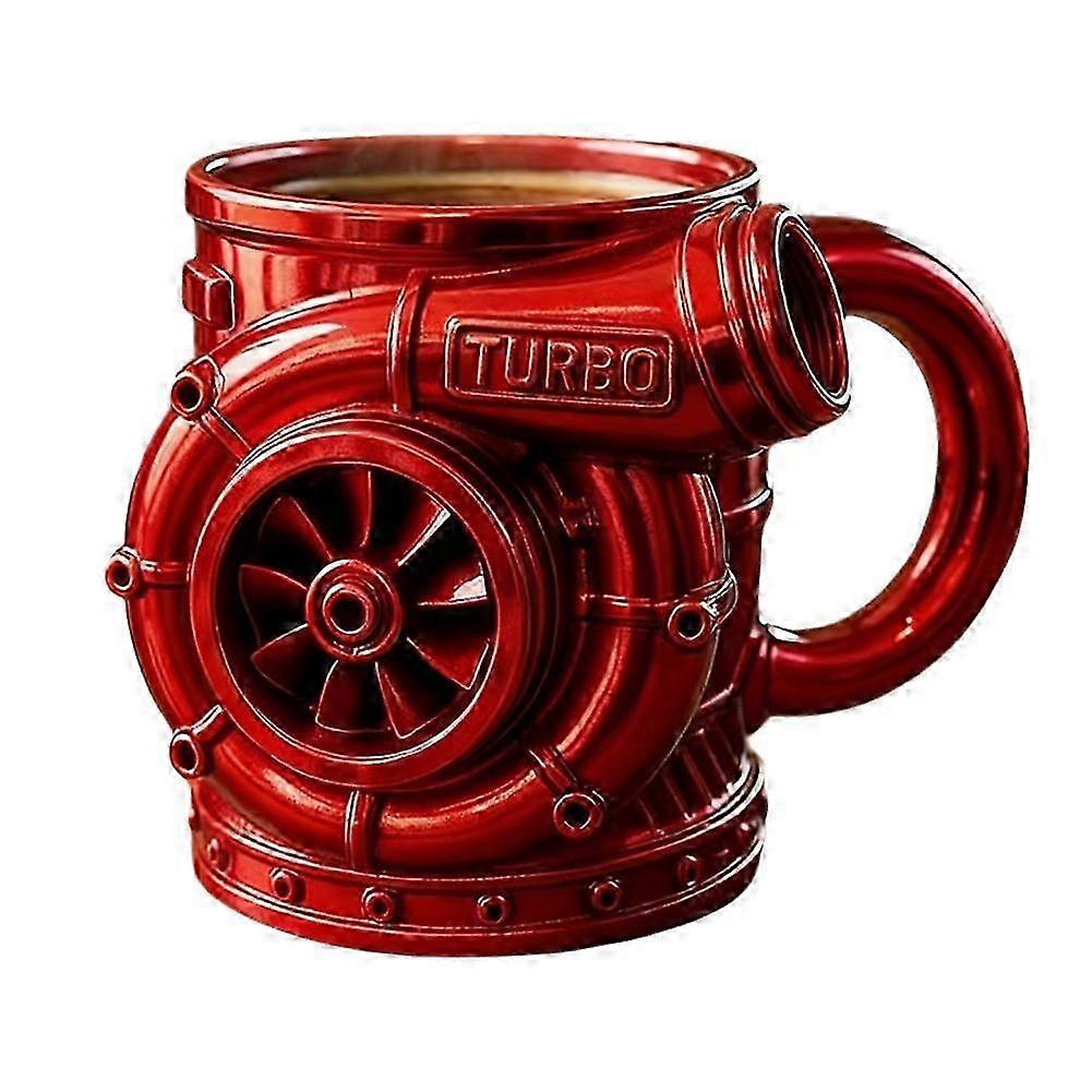 Turbocharged Engine Mug Resin Made