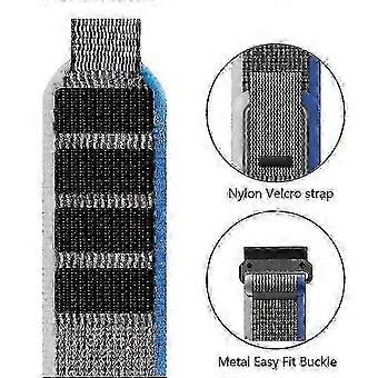 Compatible For Garmin Forerunner 965 / 955 / 945 / 935 22mm Watch Band Trail Loop Adjustable Nylon Wrist Strap N,C