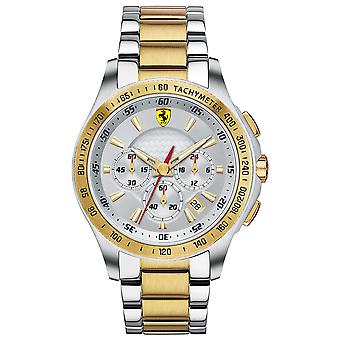 Ferrari Scuderia Quartz Analog Man Watch with 0830051 Stainless Steel Bracelet