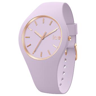 Ice glam brushed watch for Women Analog Quartz with Silicone bracelet IC019531