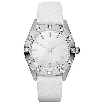Dkny Jitney Quarz Analog Damenuhr mit NY8790 Kuhfell Armband