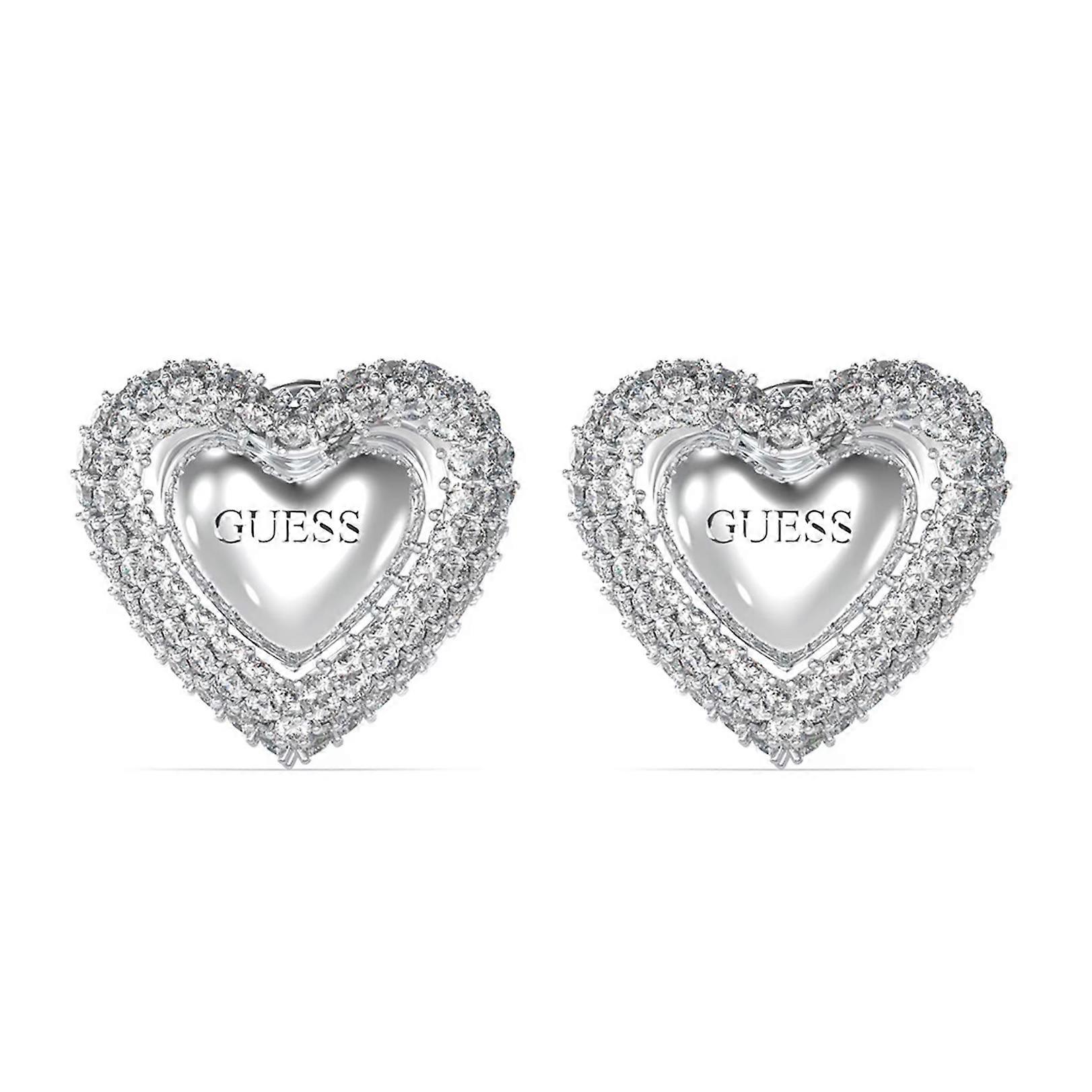 Ladies' Earrings Guess JUBE05020JWRHT-U Silver
