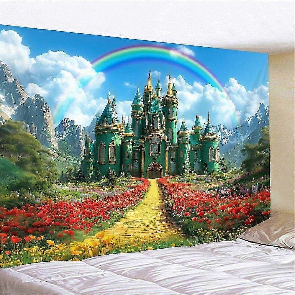 Flag 3D Rainbow Castle Fantasy