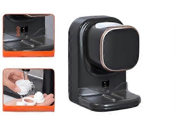 Automatic Toothpaste Dispenser with Sensor, USB Rechargeable Wall Mounted, 3 Adjustable Modes, Black