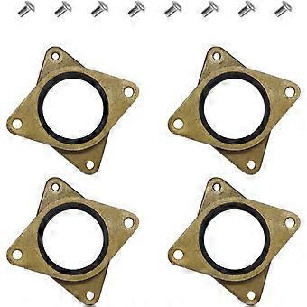 Upgraded Steel & Rubber Vibration Dampers with M3 Screws 51.8X51.8mm Compatible with 3D Printers 4 Pcs