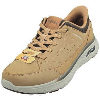 Skechers Slip-ins Arch Fit Crosser Mens Casual Trainers in Wheat