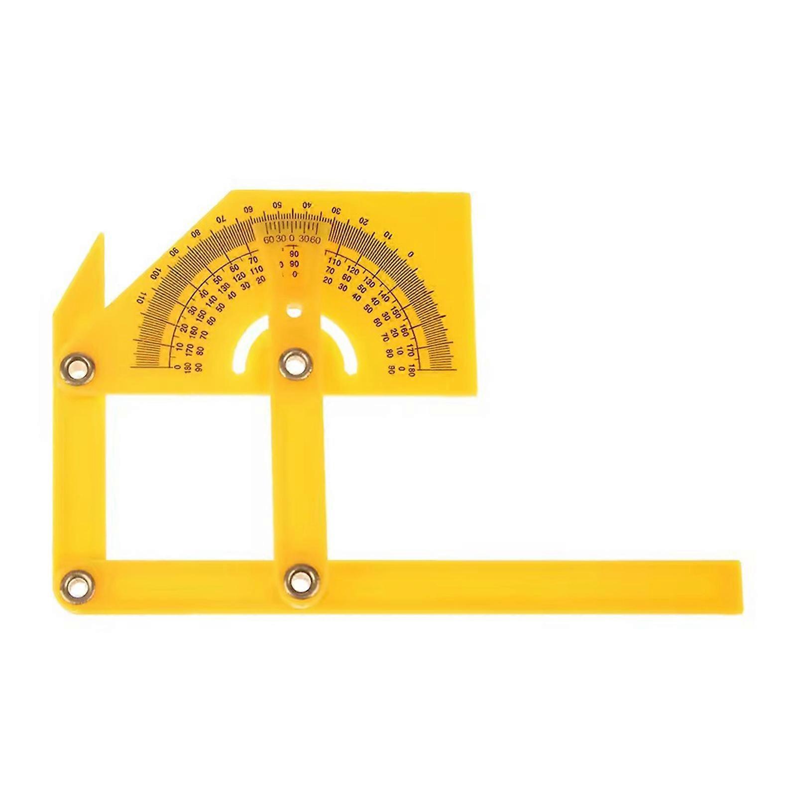 Foldable ABS Carpenter Ruler Protractor