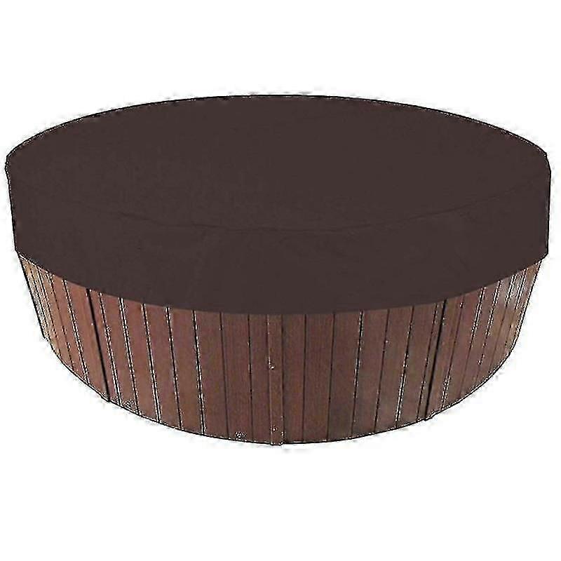 Foldable Waterproof Round Hot Tub Cover