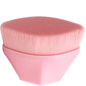 Foundation Make-up Blush Brush Geen Handvat Flat Top Soft Powder Brush Met Case