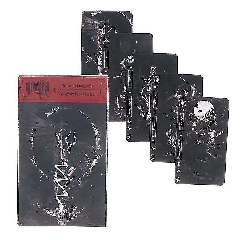 Goetia Tarot In Darkness Tarot Cards Oracle Cards Prophecy Divination Board Game