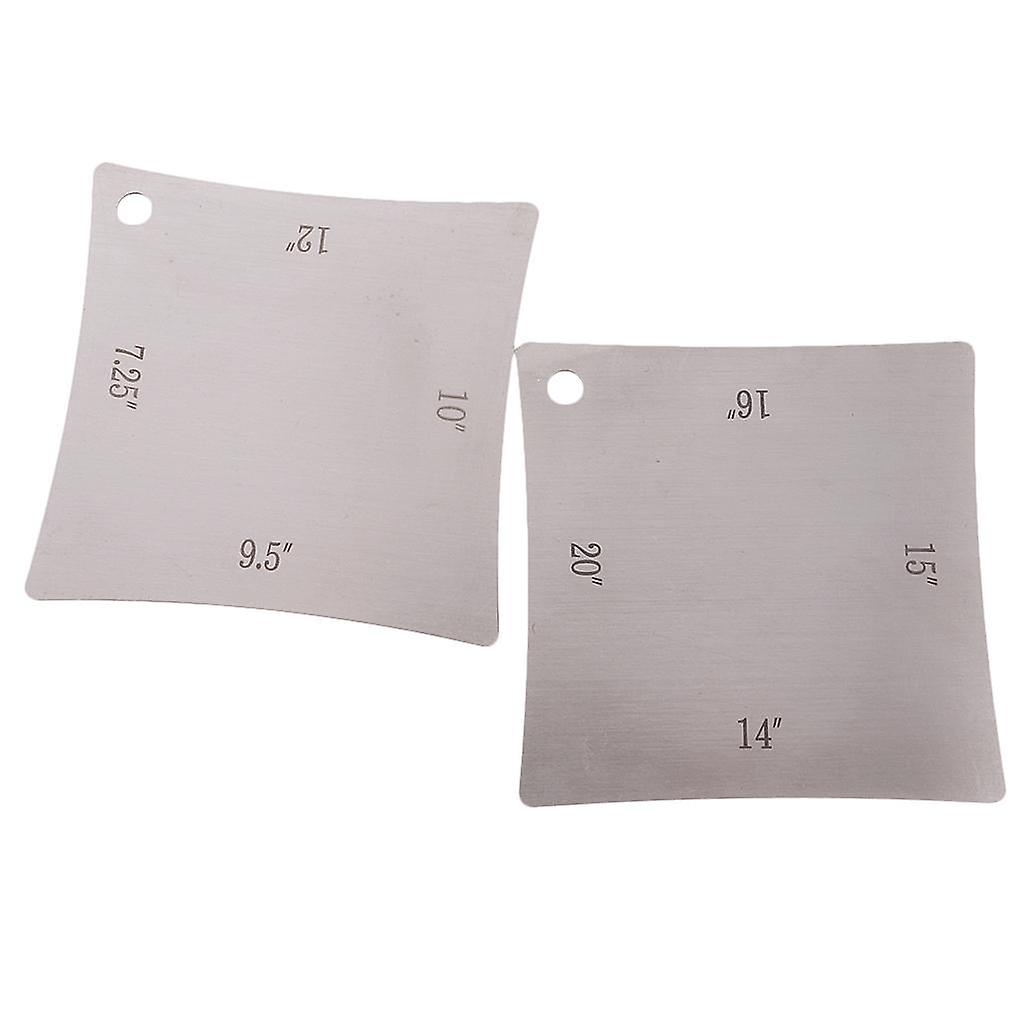 Guitar Radius Gauges for Measuring Fingerboard Nut Saddle Radius Set of 2