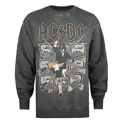AC/DC Womens/Ladies Blow Up Your Video Washed Sweatshirt