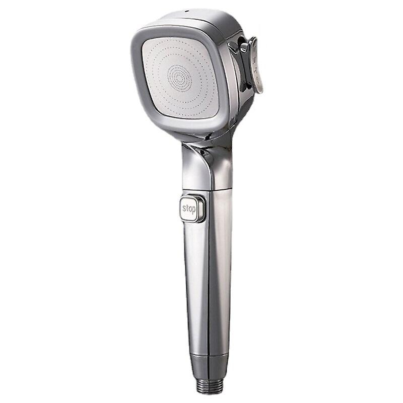 4 Modes High Pressure Shower Head With Switch On Off Button Sprayer Water Saving Adjustable Shower Nozzle Filter For Bathroom