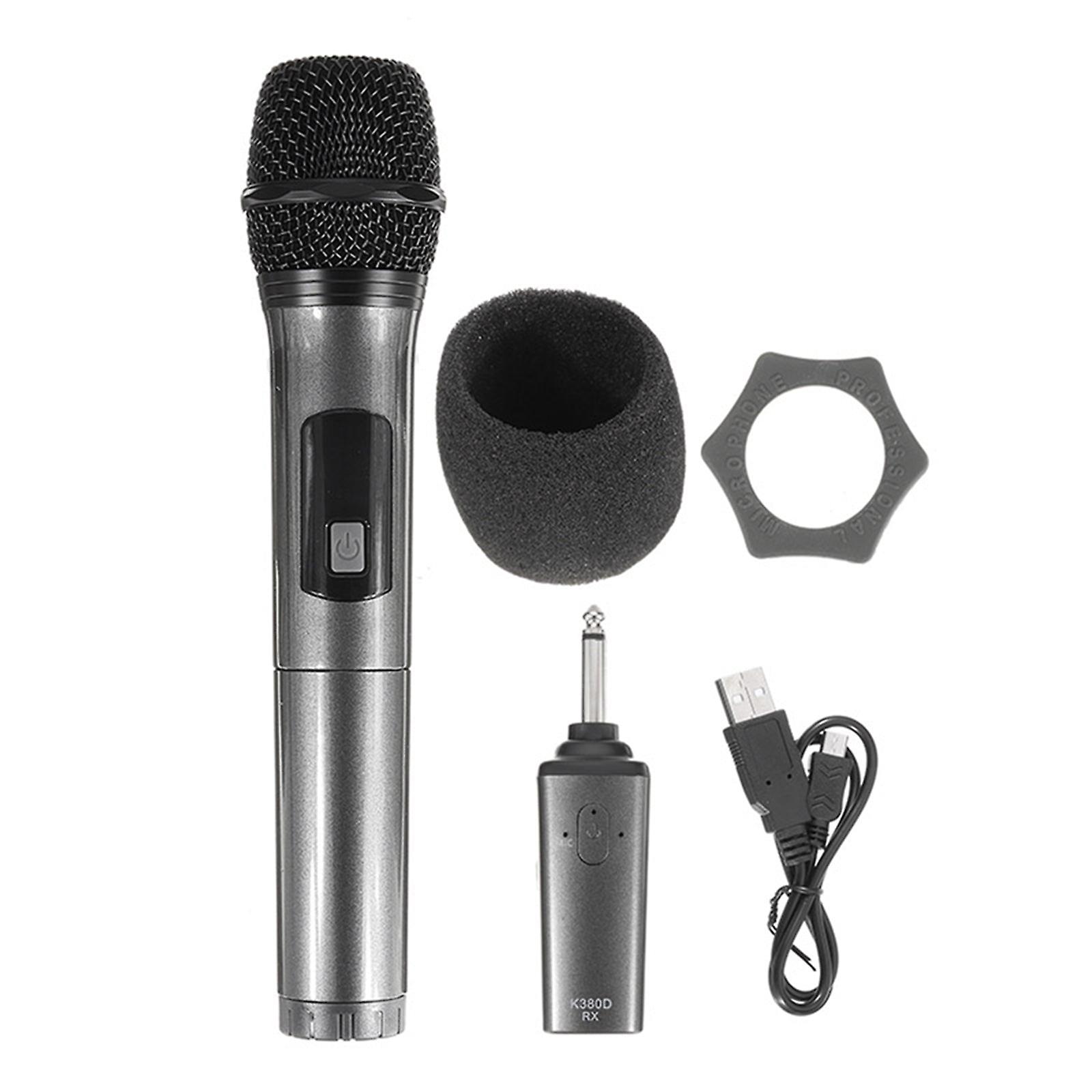 K380d Professional Wireless Bluetooth Karaoke Uhf Microphone Transmitter System