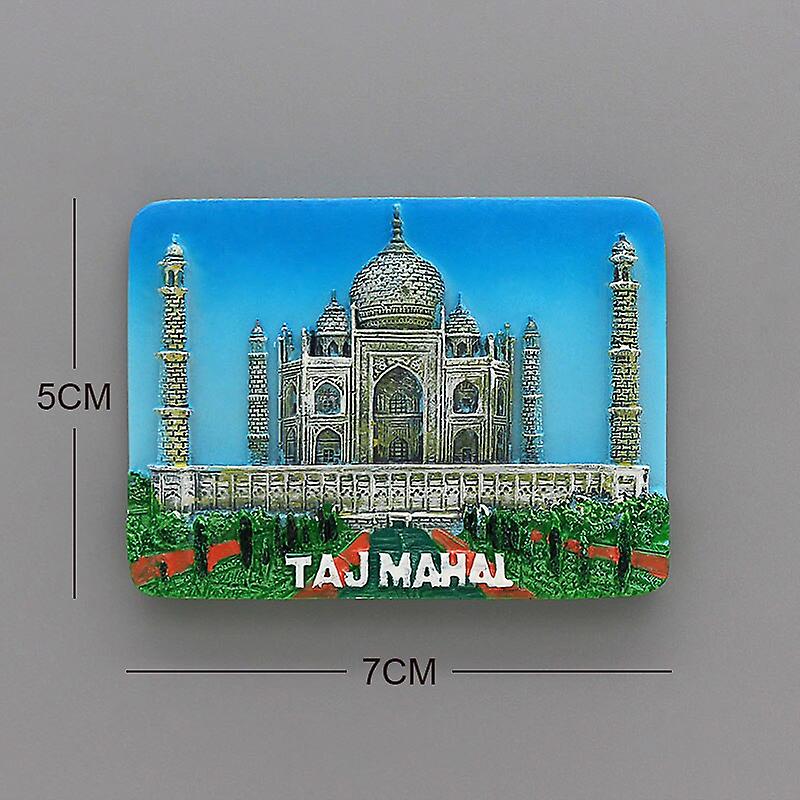 マカオ、マレーシア、モルディブ、ローマ、中国、上海、ディズニーランド、シンガポール、スイス、タージマハル、インド、3D冷蔵庫、マグネット、ホームデコレーション