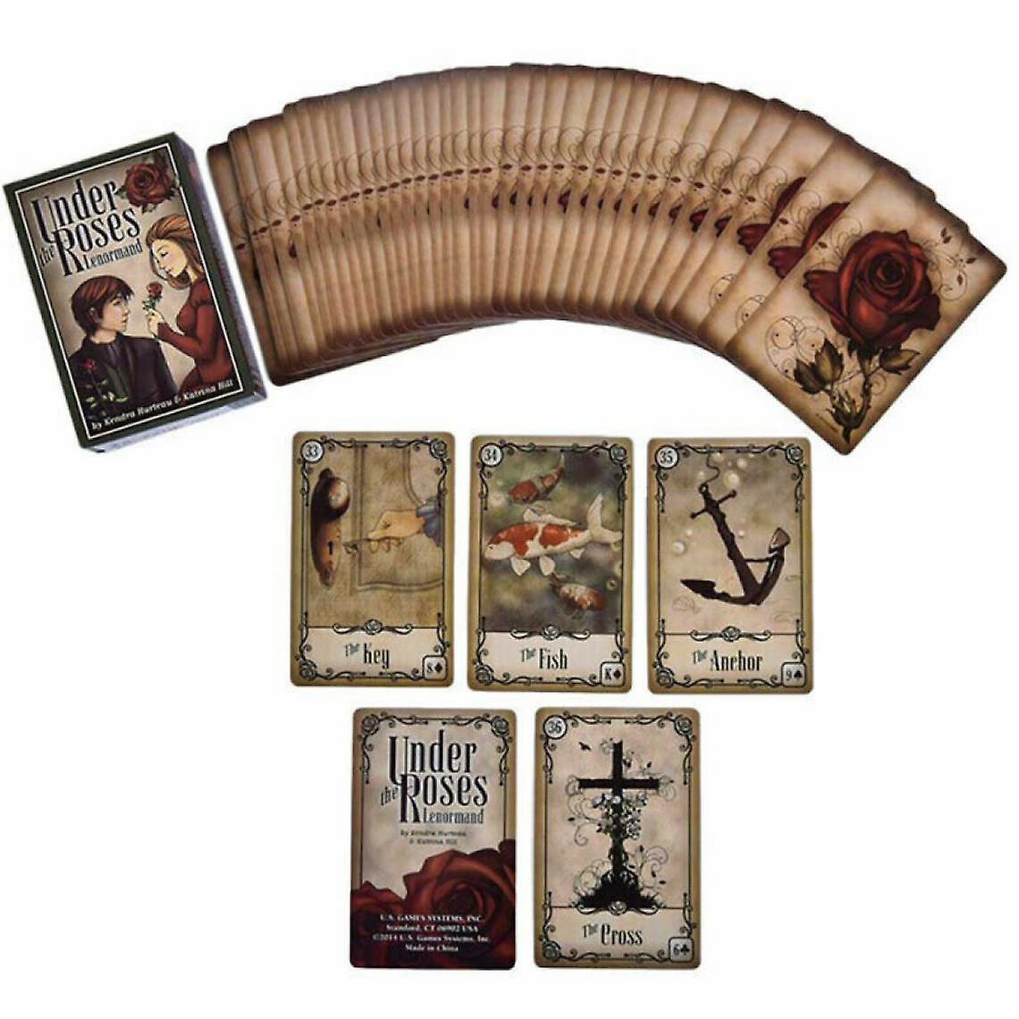 Under The Bridge Of The Clock Tower, The Oracle Of Love, The Spooky Tarot Deck.(brown)