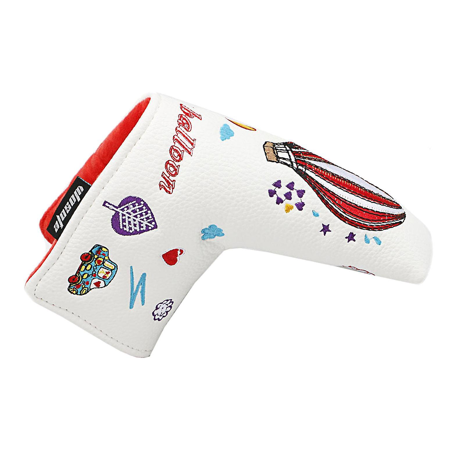 Cubierta de Putter de Golf Mazo HeadCovers Protector de Cuchilla Protectora Estilo 1 Negro