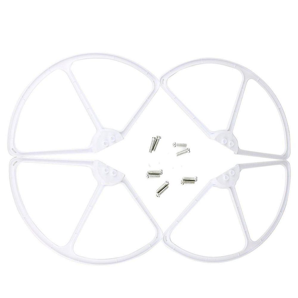 4 Pieces Rc Drone Propeller Blade Guards Frame For Cheerson Cx20 White