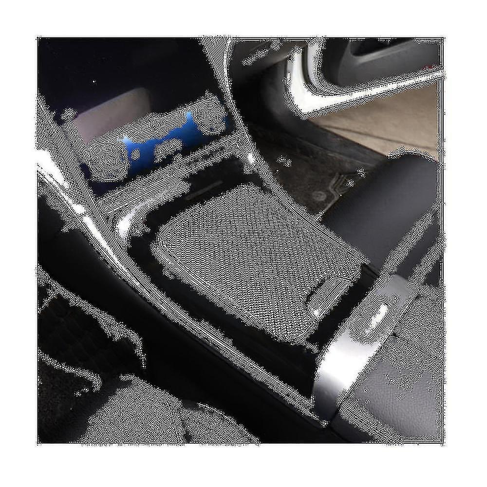 For - C-class W206 C200 C260 2022 Carbon Fiber Central Control Storage Box Panel Trim Sticker Acces