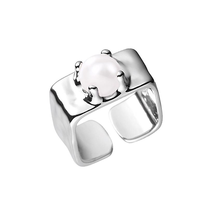 S925 Sterling Silver Pearl Ring