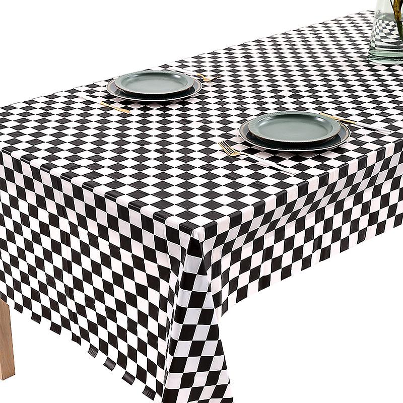 Unik fest - plastdug, 178cm x 132cm, vandtæt og olietæt, racing sort og ...