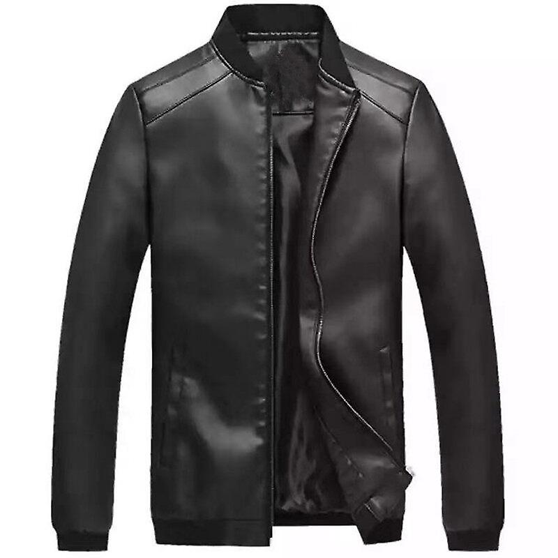 Männer Hohe Qualität Mode Casual Ledermäntel Bomber Business Casual L