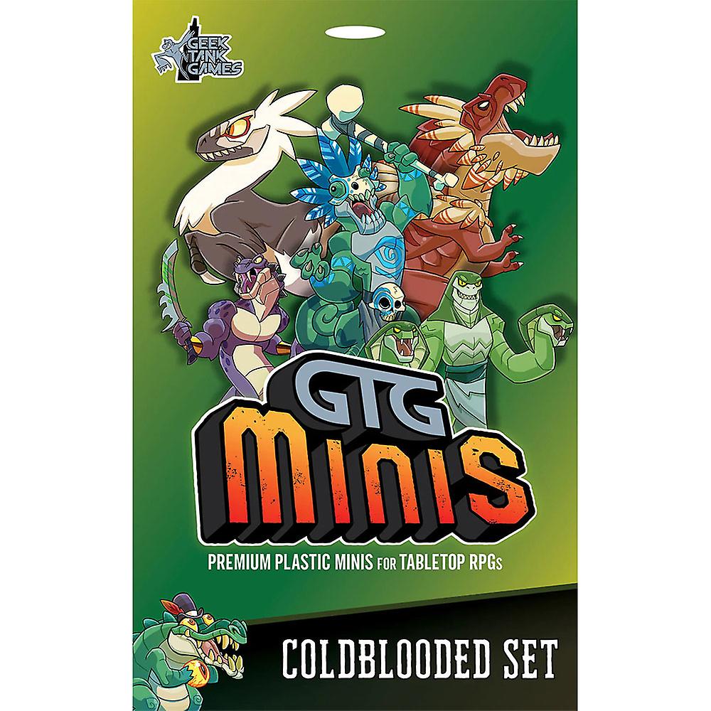 GTG Minis Coldblooded Set Premium Quality Plastic Minis for Tabletop RPGs