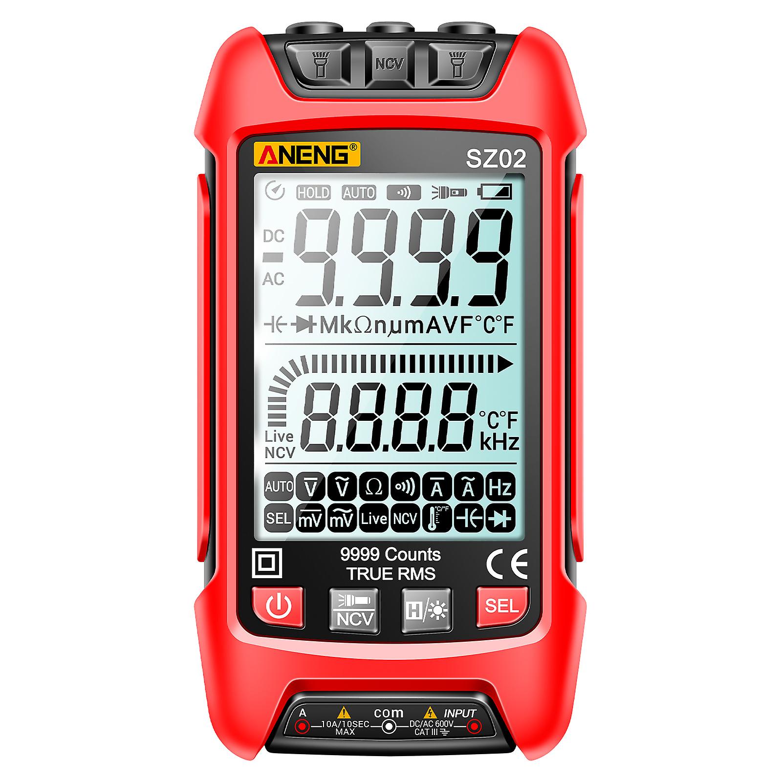 Smart Digital Multimeter Auto Range 9999 Counts Ncv Universal Meter