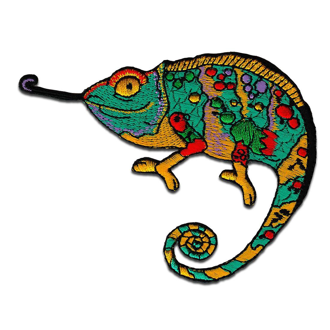 Patch / Iron-on patch - Chameleon Animal - Patches / Iron-on
