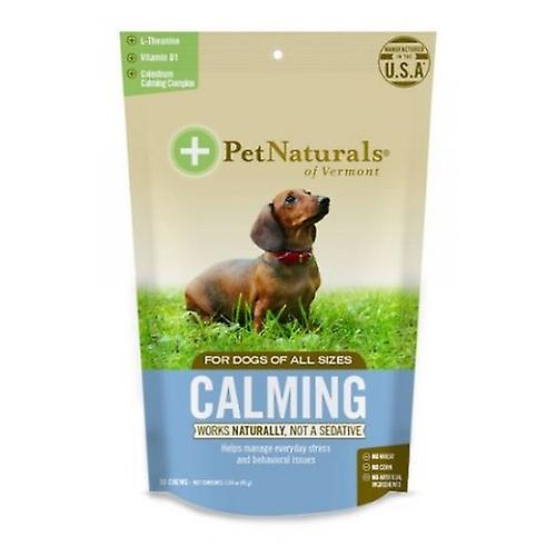 Pet Naturals of Vermont Calming Supplements for Dogs, 30 Chews (Pack of 2)