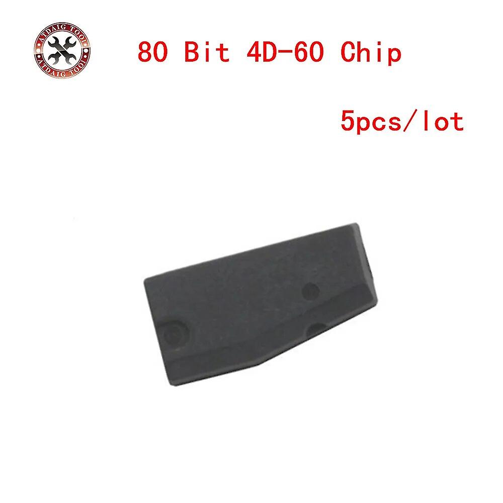 Cheapest 5pcs/lot High Quality 80 Bit 4d-60 Chip 4d60 Transponder Chip For Car Keys 80 Bit 4d-60 Chip