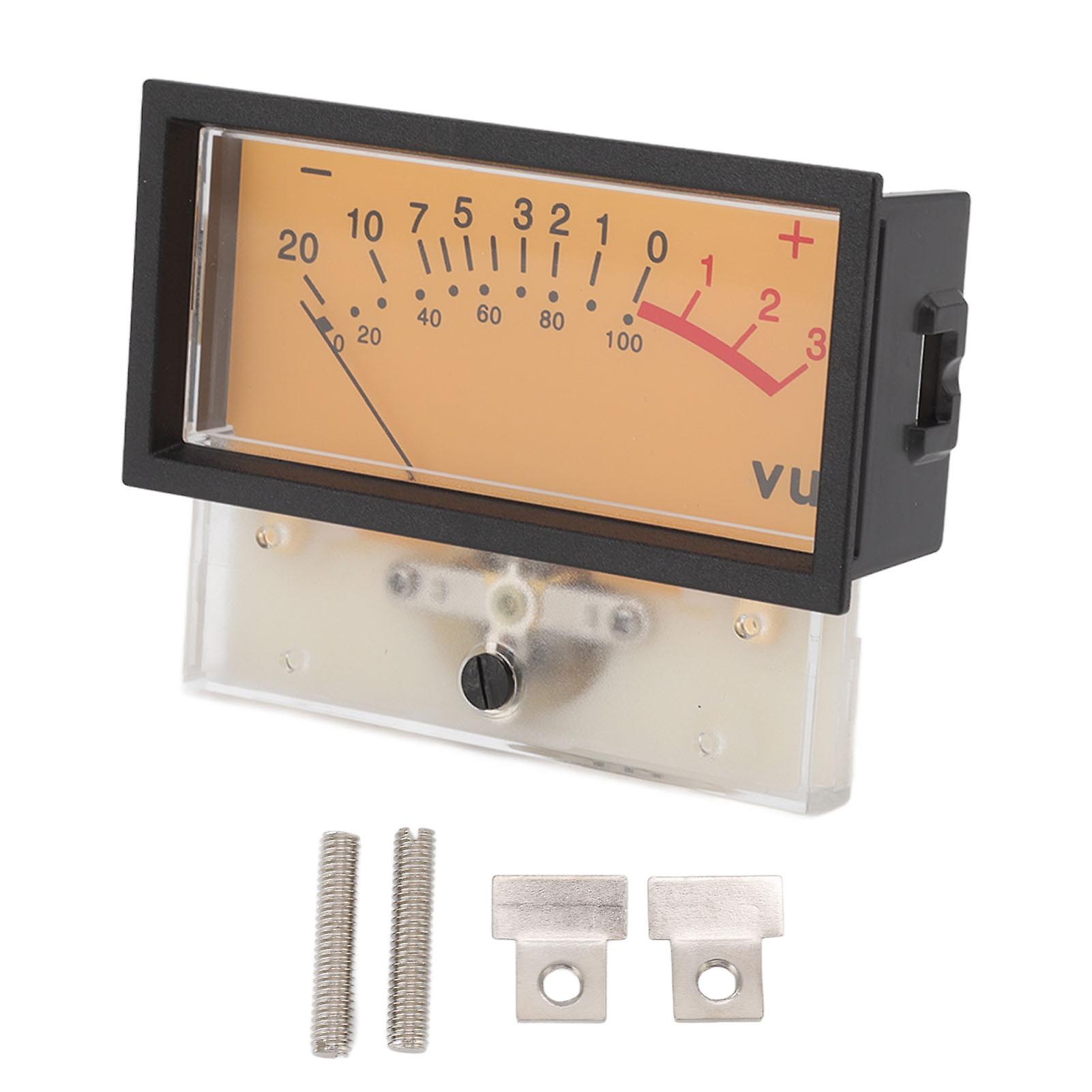 12V High Accuracy VU Meter Header DB o Level Header Power Amplifier Level Meter with Backlight 1000UA 50Ω