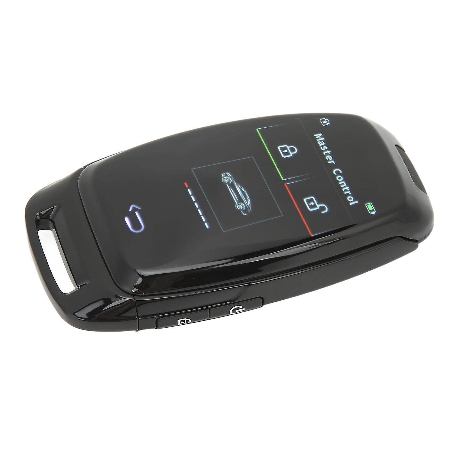 Clé de voiture intelligente LCD, écran tactile, connexion Bluetooth 5.0, entrée sans clé, toucher fluide pour démarrage à un bouton, modèles noirs