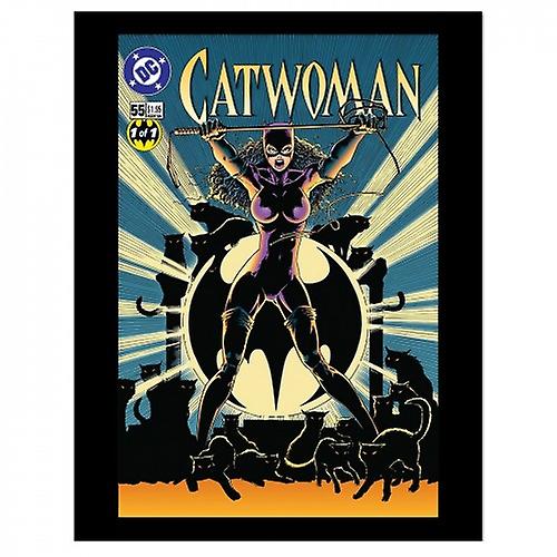 Batman Capa Comic Mulher-Gato Print