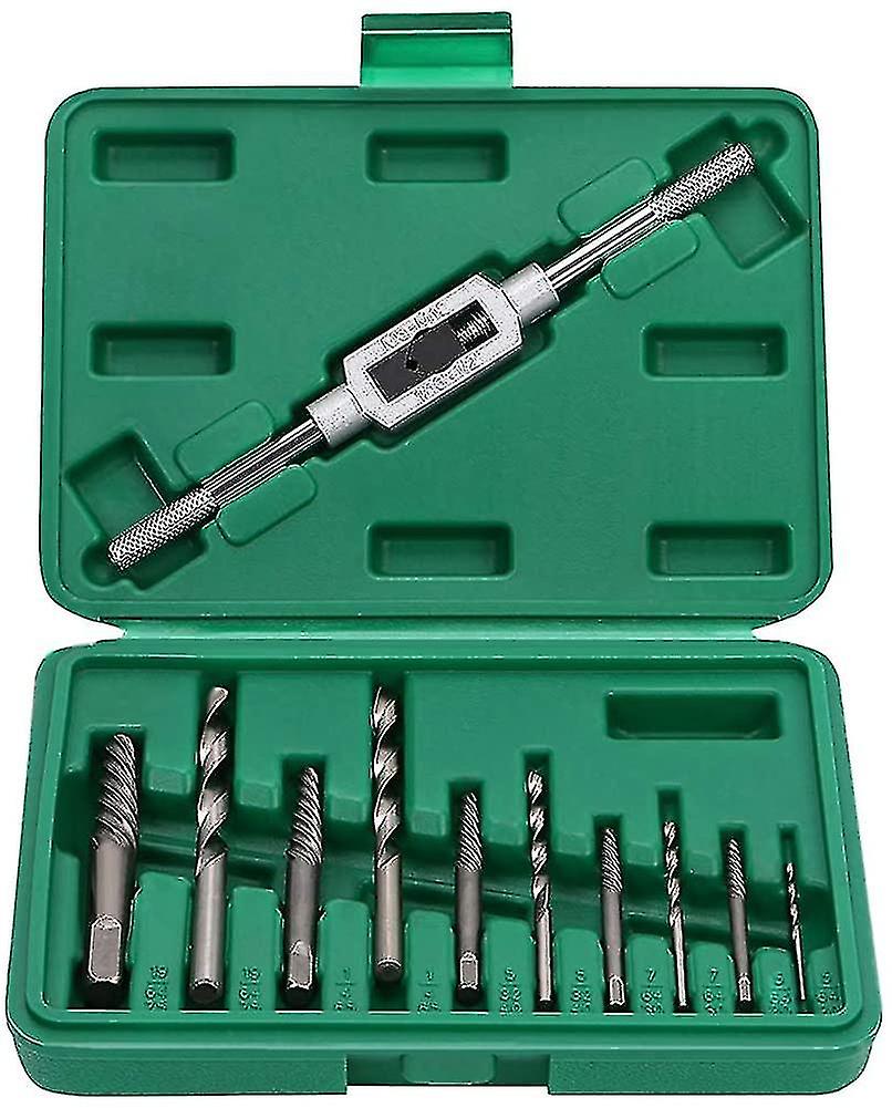 11pcs Damaged Screw Extractors Broken Bolts With Storage Box-HYJ