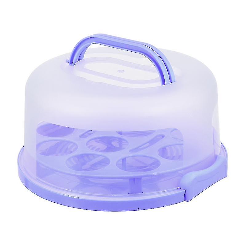 1Pc Handle Portable Cake Box Reusable Packaging Baking Food Storage Case