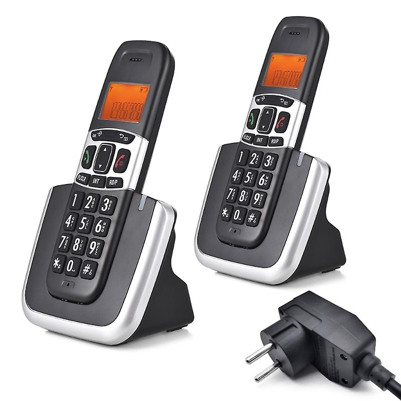 Digital Telephone Handheld LCD Display CallerID Number Storage Low Radiation