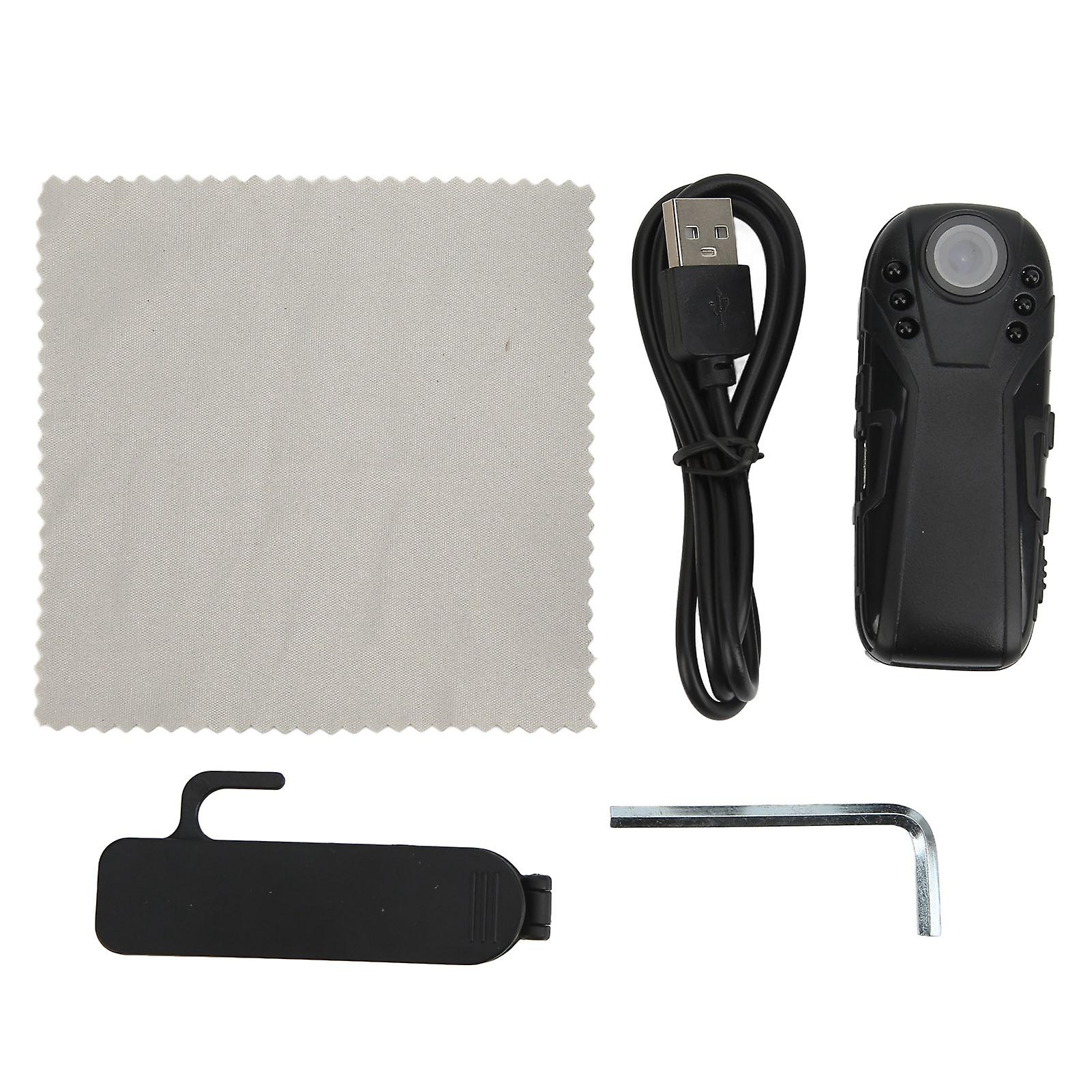 1080P Wide Angle HD Webcam with Loop Recording & Long Battery Life for Computers