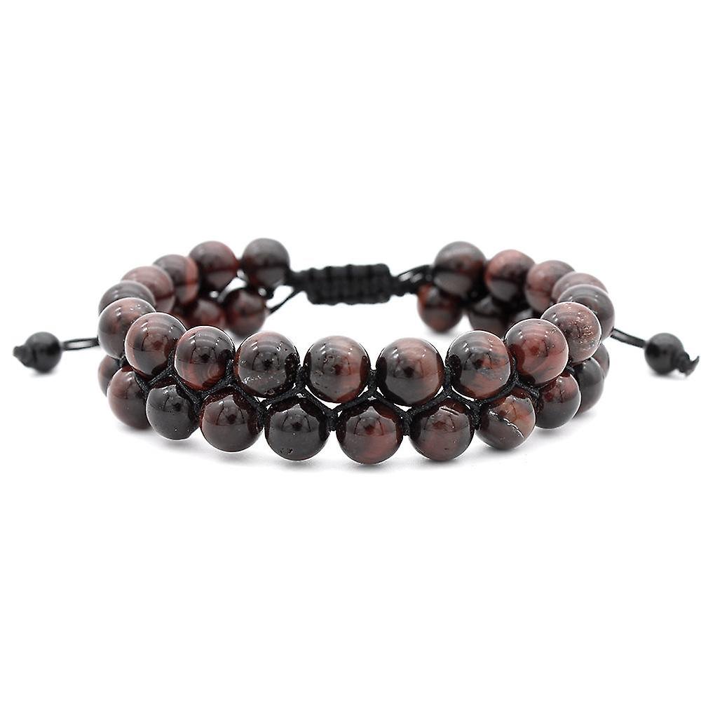 Women's 8mm Double-layer Creative Beaded Bracelet