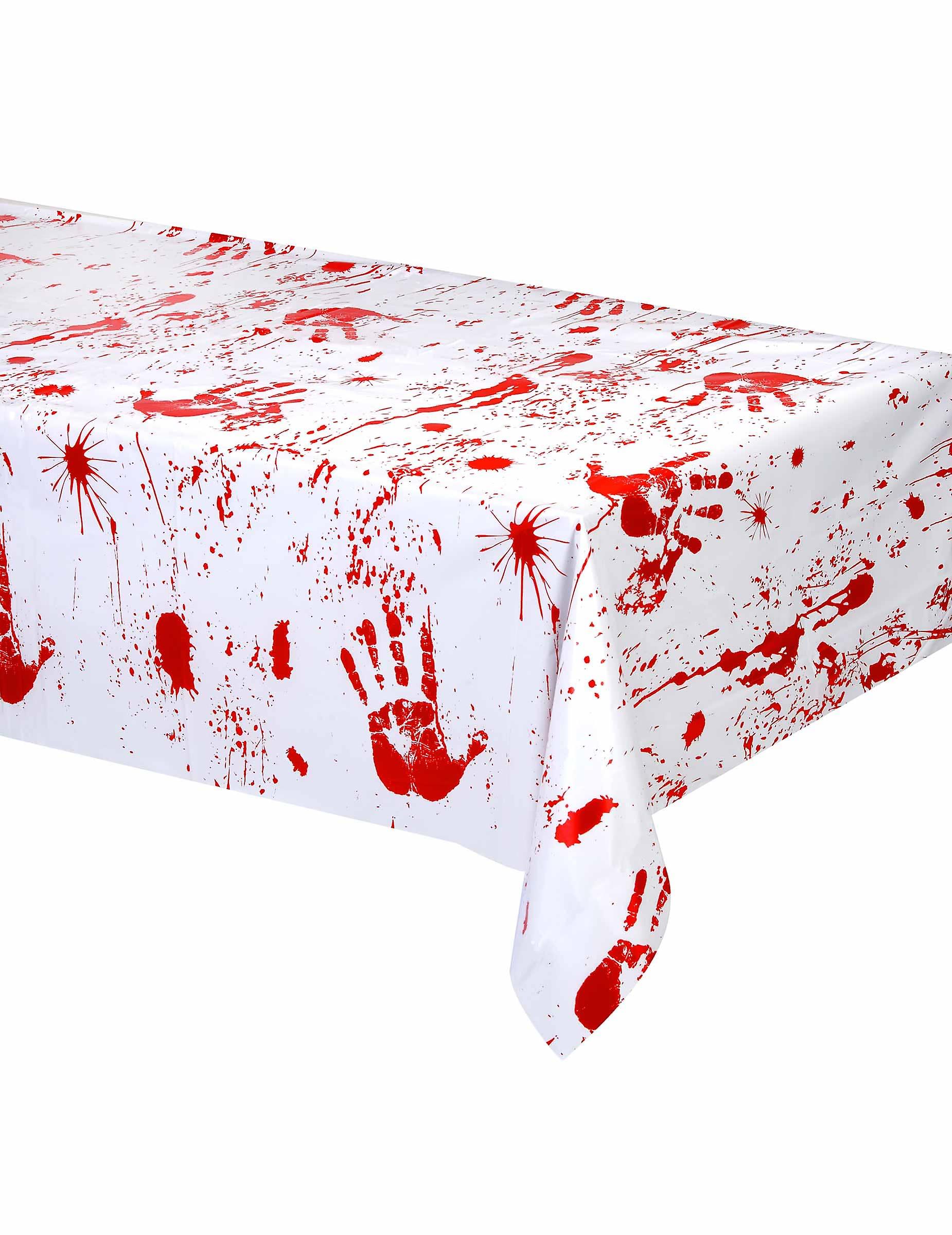Bloody Hands 塑料桌布 137 x 274 厘米