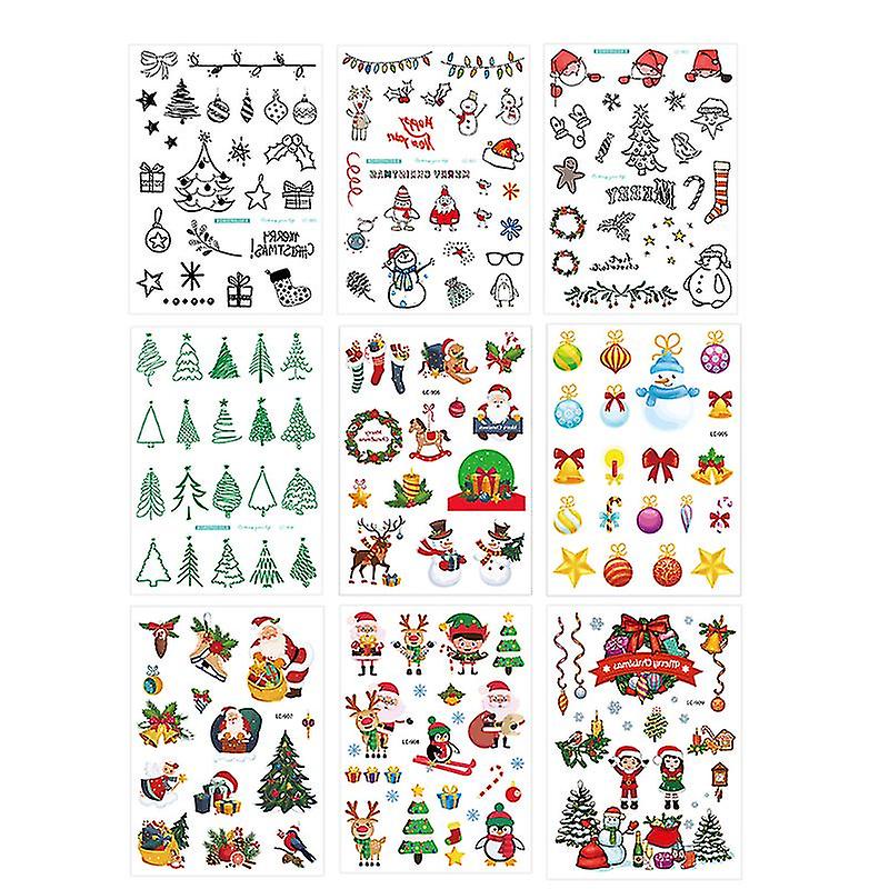 9sheets Christmas Sticker