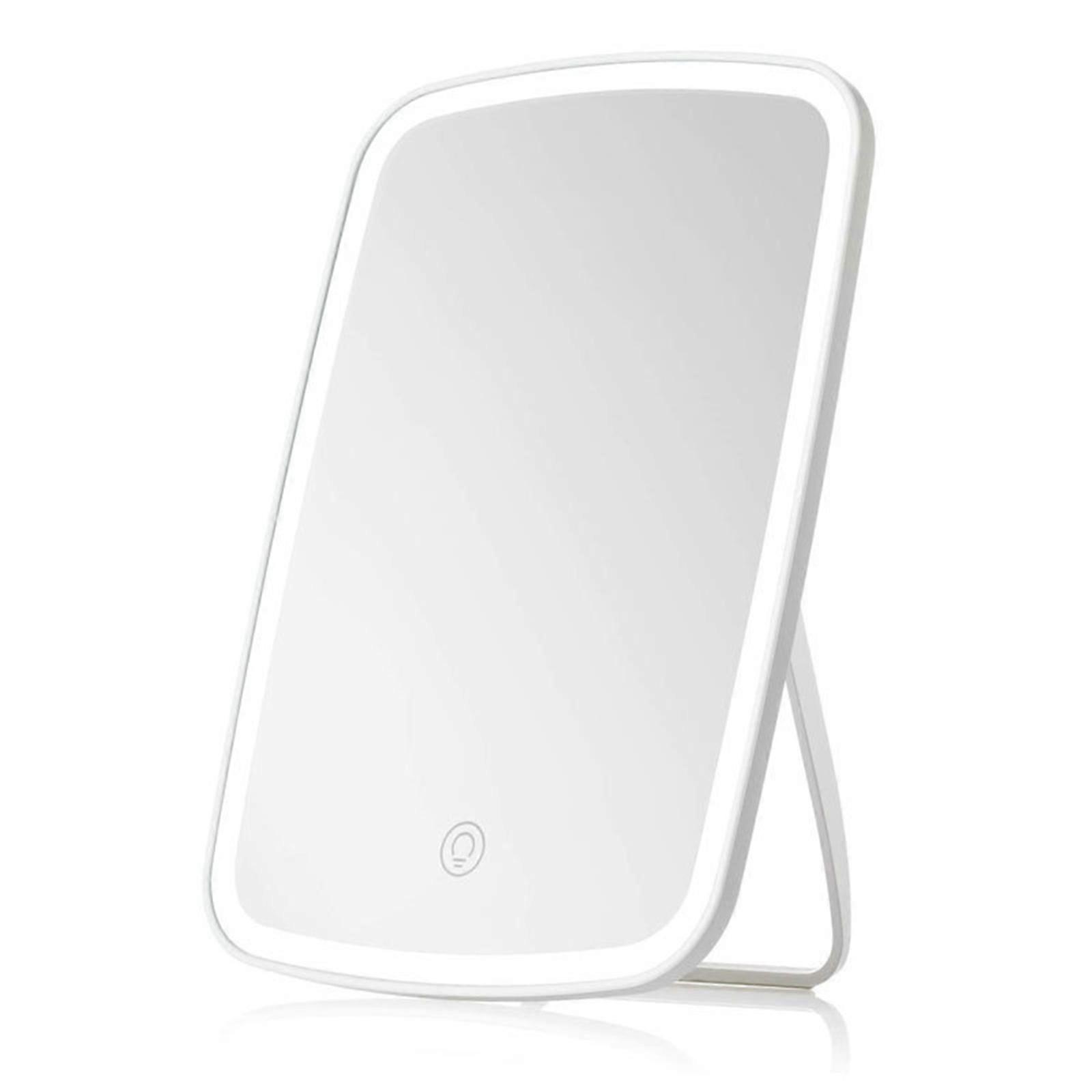 Makeup Mirror Touch Screen Vanity Mirror with LED Brightness Adjustable Portable USB