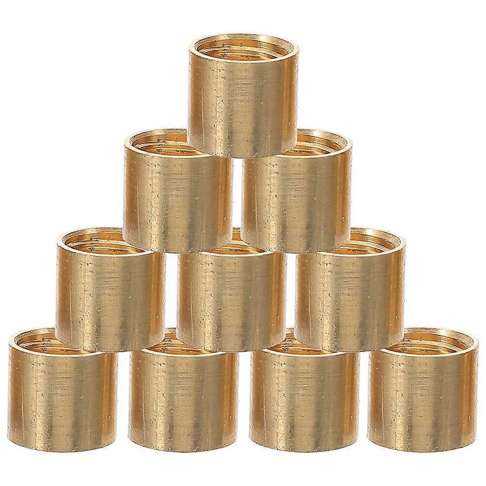 10 Stück Messing Billardqueue Zwinge Billard Ersatzteil Pool Stick Tube Billard Versorgung