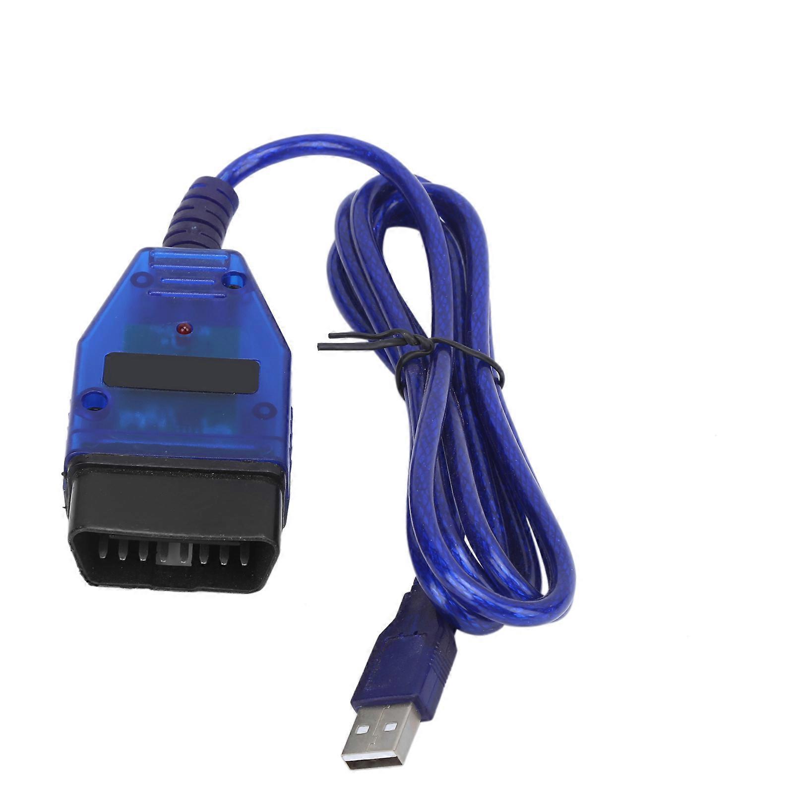 409 USB Cable with CD Blue Data Scanning Transmission PVC+ABS for Waking Up Car Computing System