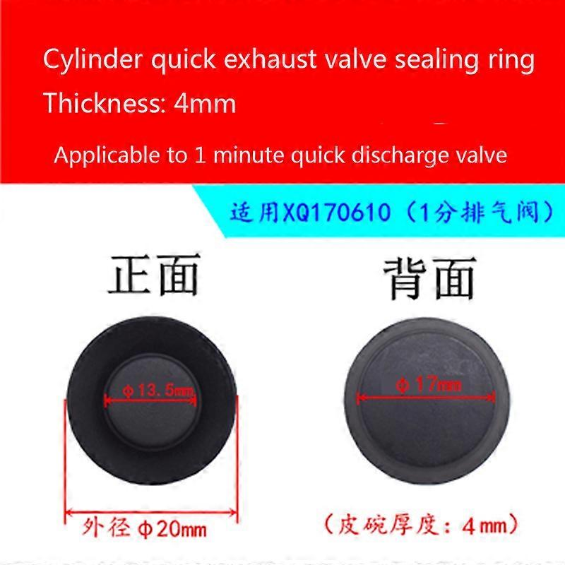 5pc צילינדר שסתום פליטה מהירה טבעת חותם עור קערה כרית גומי