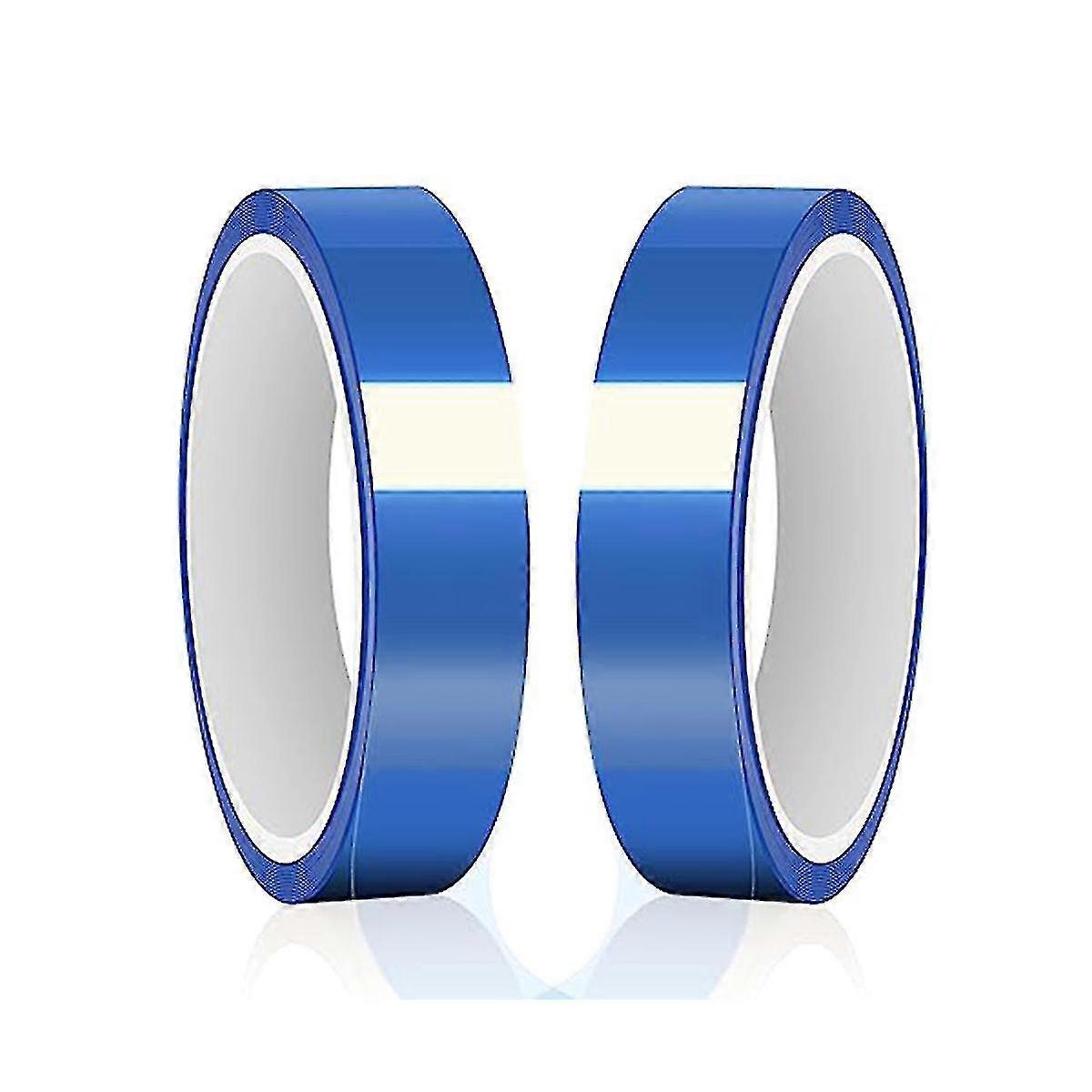 Ruban chauffant compatible sublimation - résistant 2 rouleaux de ruban adhésif 20mm x 33m, sans Residue_Sep